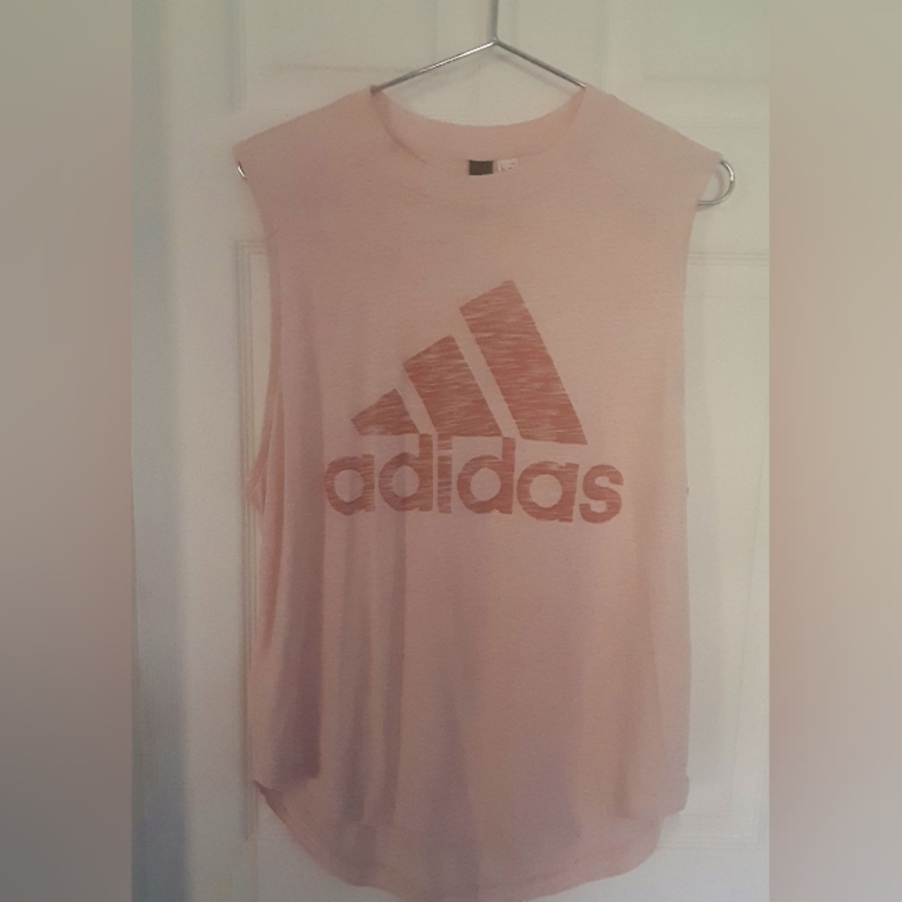 Adidas Activewear Soft Pink Tank Top Large